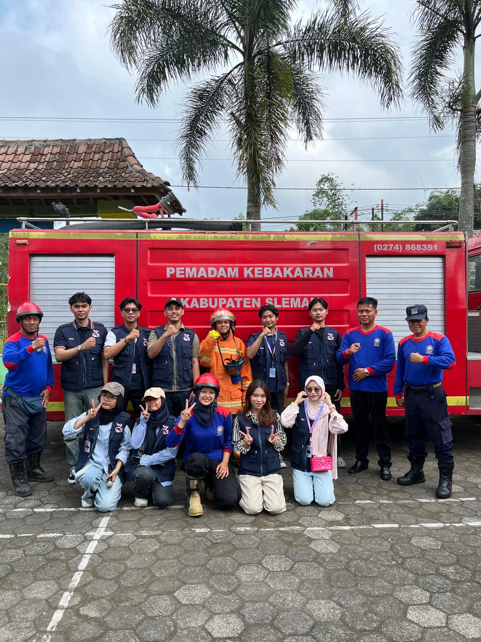 Sosialisasi Pemadam Kebakaran di SDN Cancangan